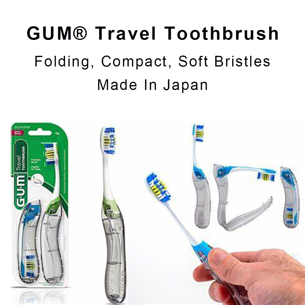 Teeth Whitening Japan - Sikat Gigi Travel Gum Sikat Folable