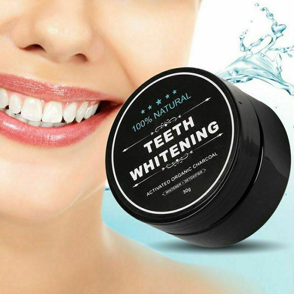 1/3/5/10 Buah Bubuk Pemutih Gi - Teeth Whitening Activated Organic Charcoal ulasan dan harga