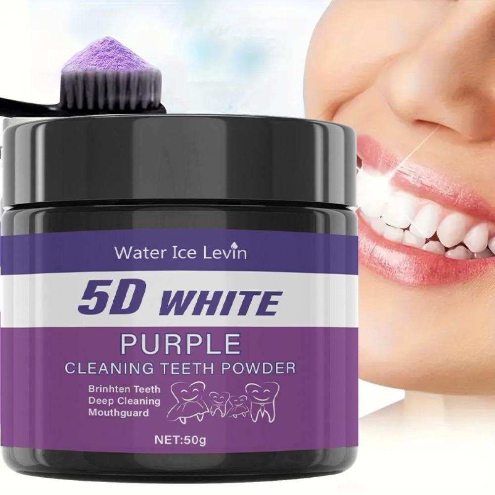 Bubuk Pembersih Gigi 5D Putih  - Teeth Whitening Powder ulasan dan harga