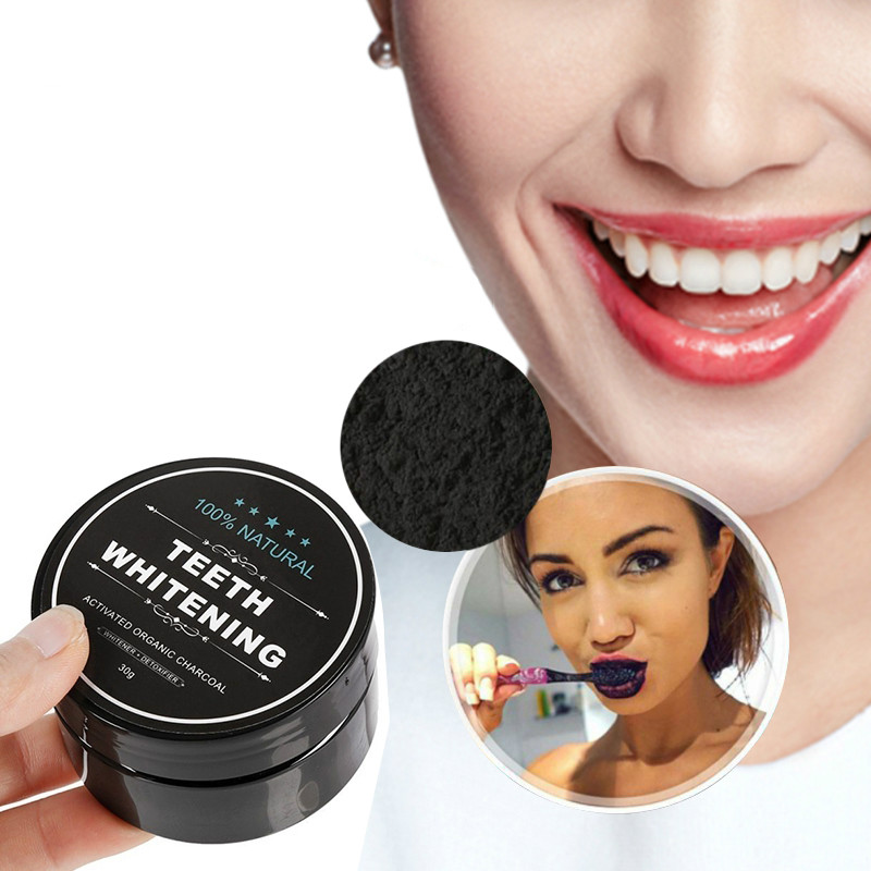 30g Teeth Whitening Powder Too - Teeth Whitening Activated Organic Charcoal ulasan dan harga