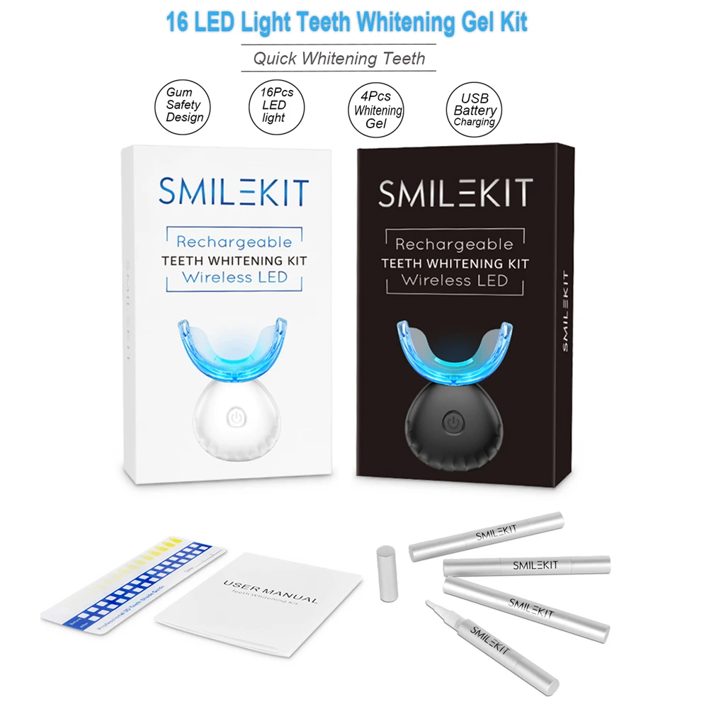 Kit pemutih gigi Mini 16 LED c - Teeth Whitening Price ulasan dan harga