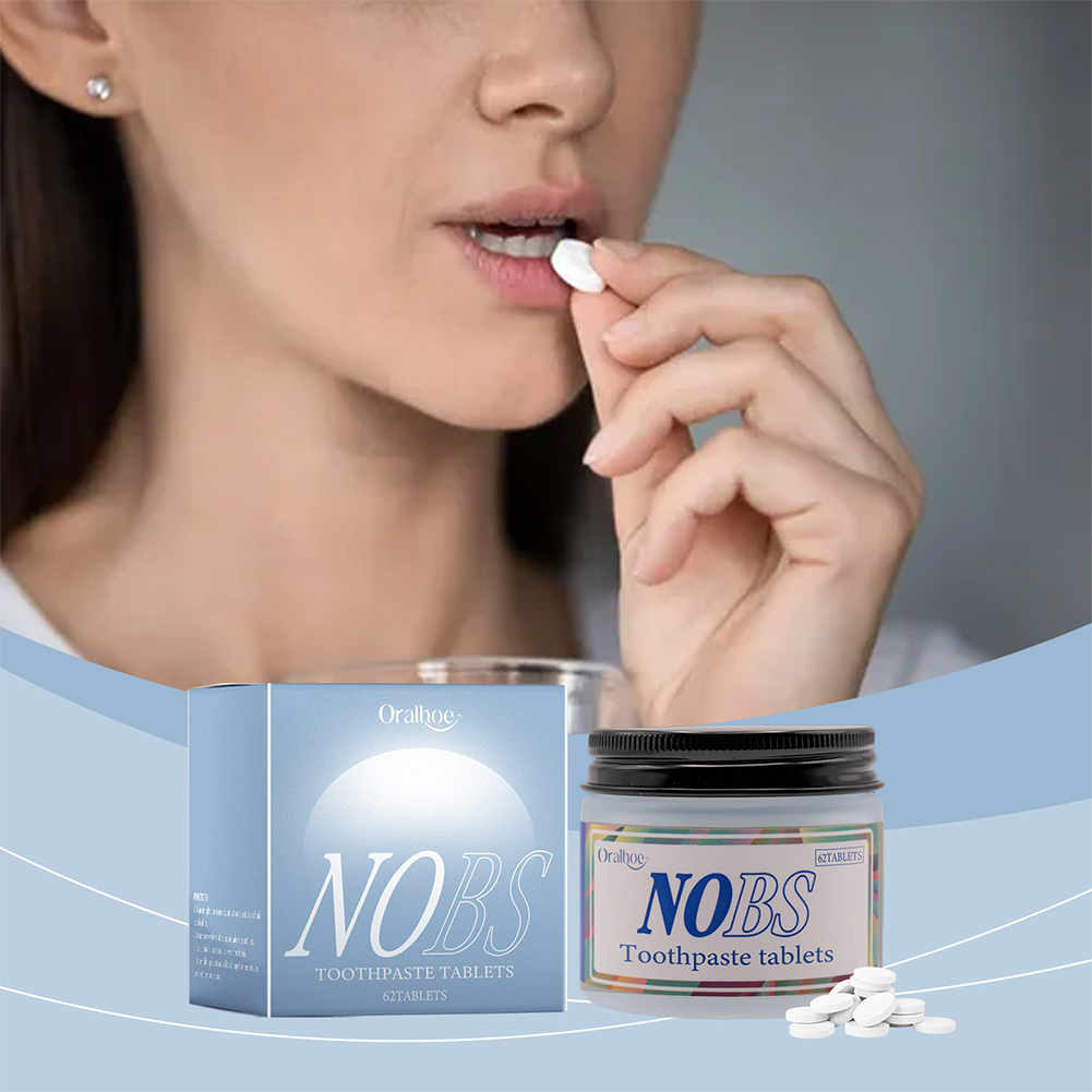 Tablet pasta gigi NOBS-Nano Hy - Teeth Whitening Baking Soda ulasan dan harga