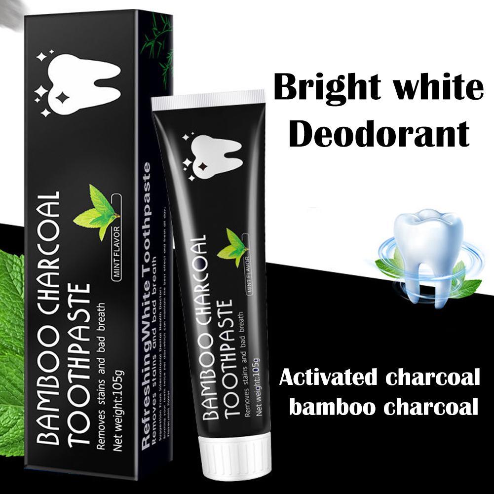 Pasta Gigi Arang Bambu Pemutih - Teeth Whitening Activated Organic Charcoal ulasan dan harga