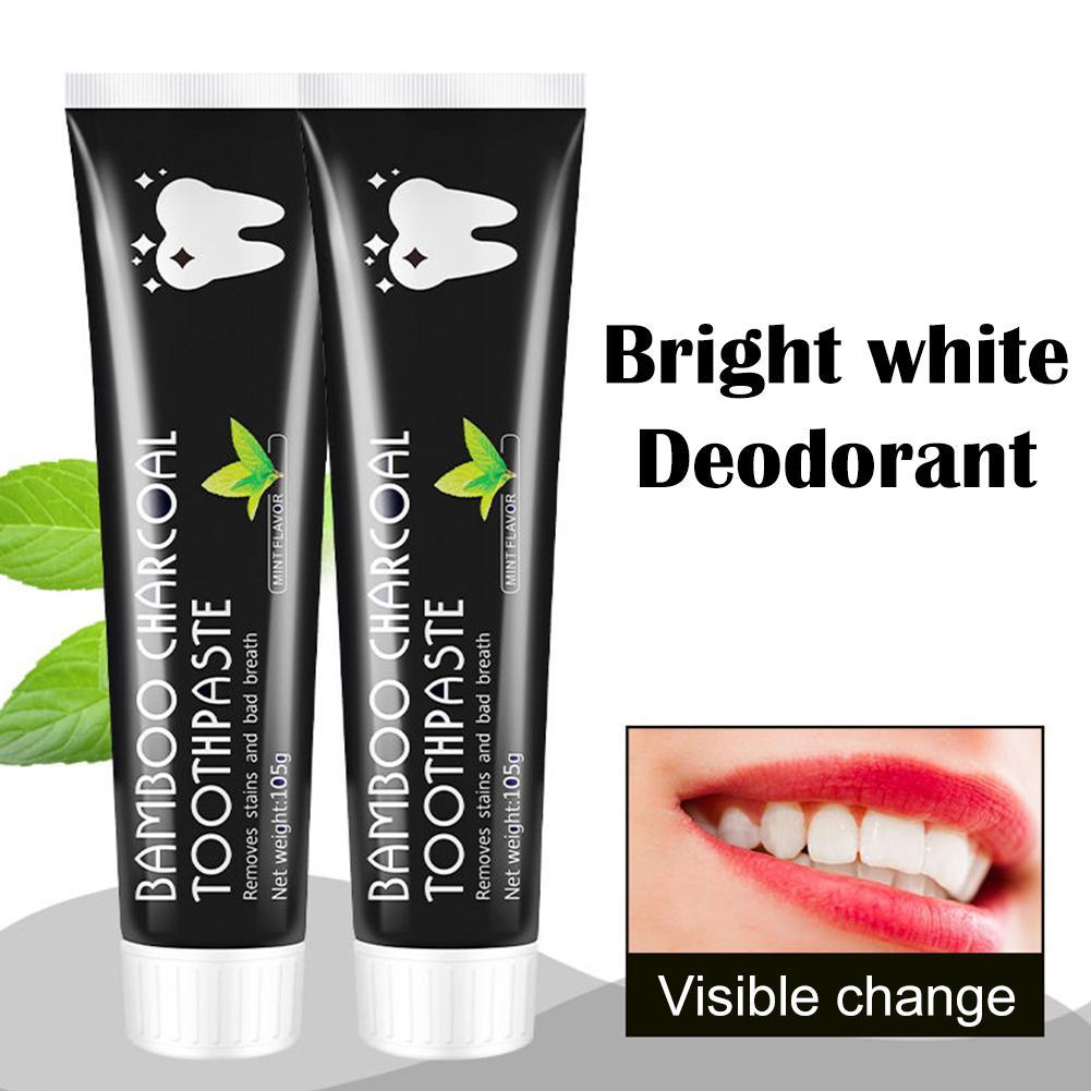 Pasta Gigi Arang Bambu Pemutih - Teeth Whitening Activated Organic Charcoal ulasan dan harga